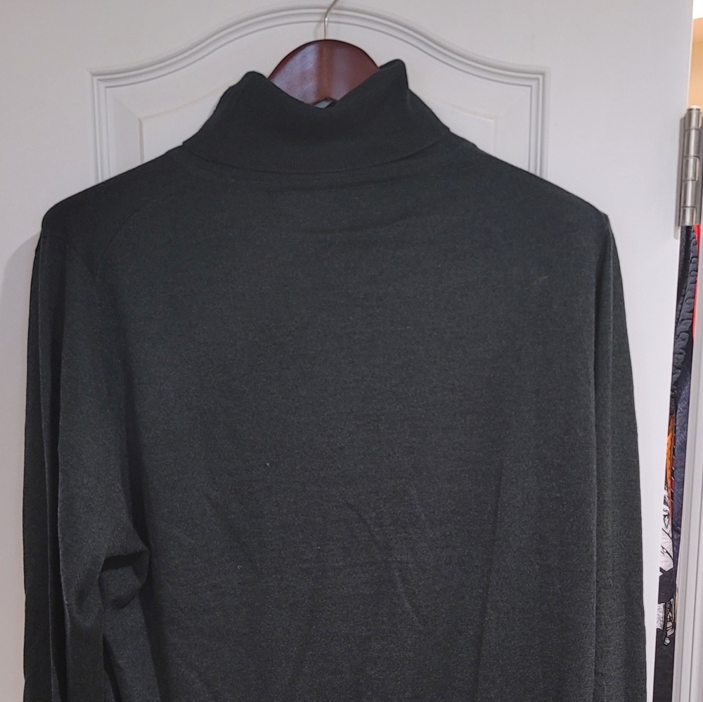 Merino wool turtleneck sweater